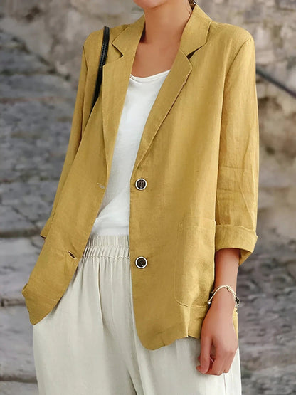 Hannah | Strukturierter und eleganter zweireihiger Damenblazer