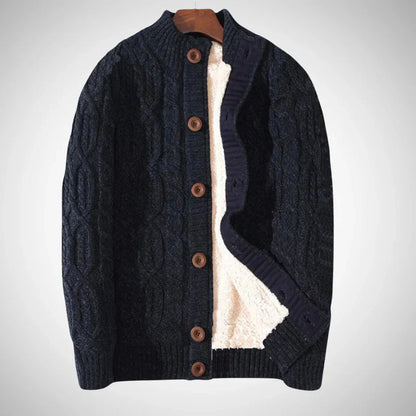 Elias | Warme und Zeitlose Herren Grobstrickjacke