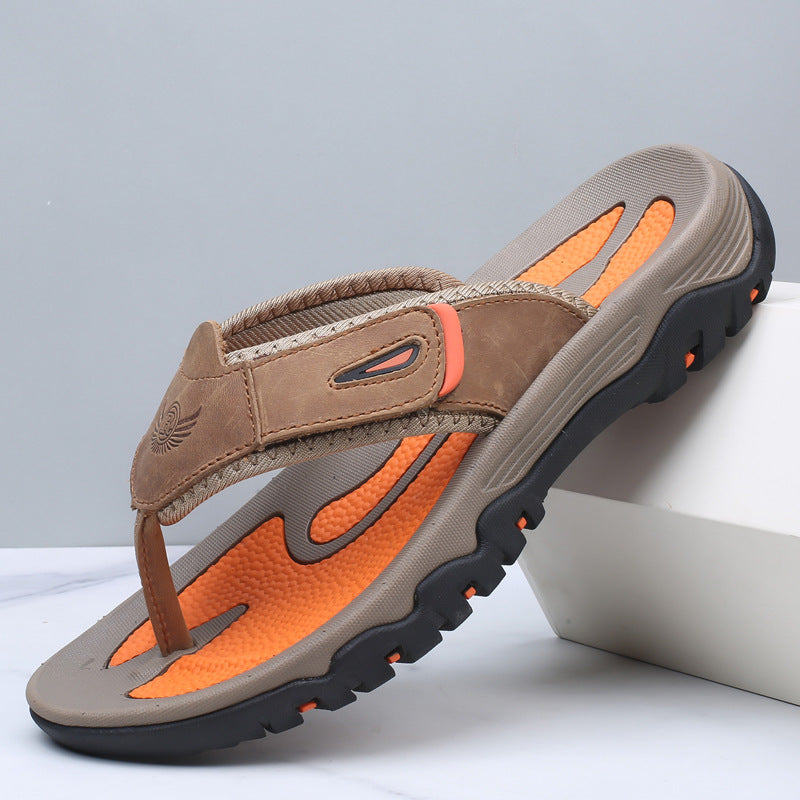 Brelio | Elegante Komfort Ledersandalen