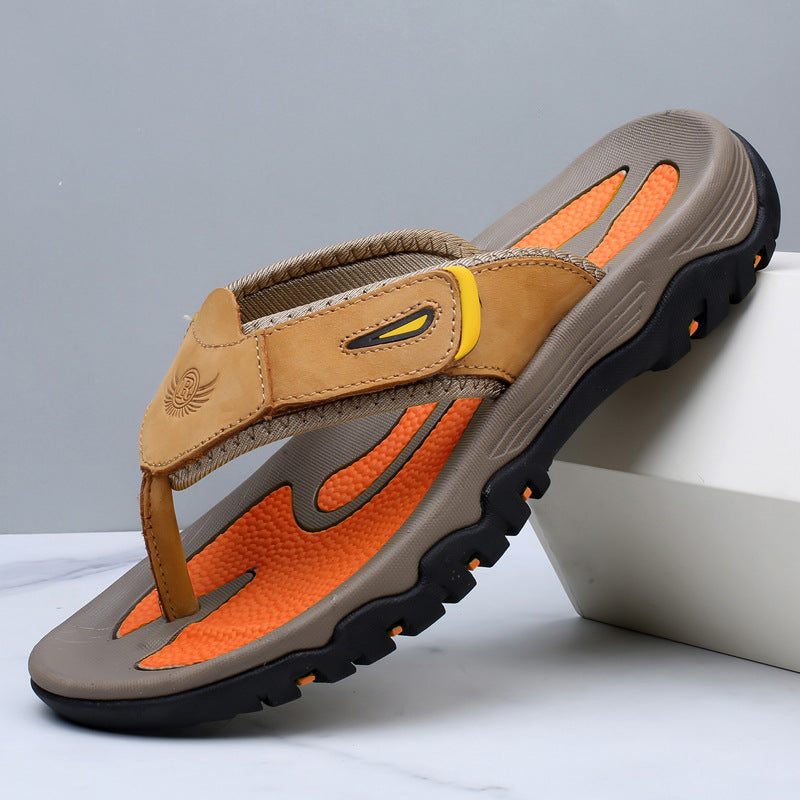Brelio | Elegante Komfort Ledersandalen