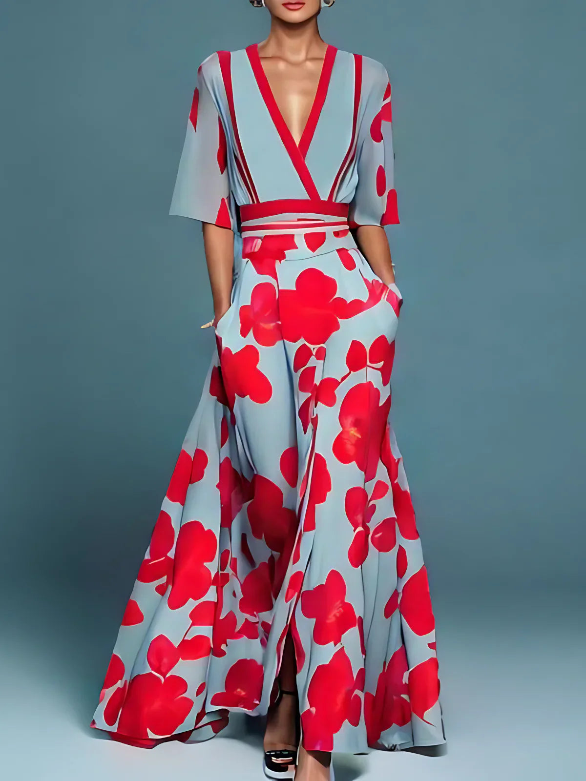 Laura | Zeitloses und elegantes Blumenkleid