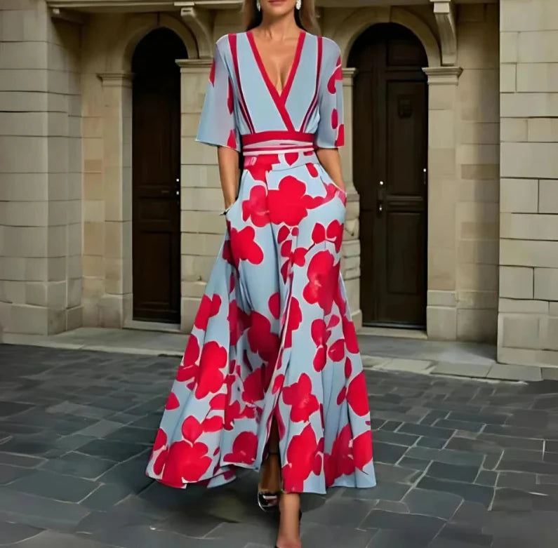 Laura | Zeitloses und elegantes Blumenkleid