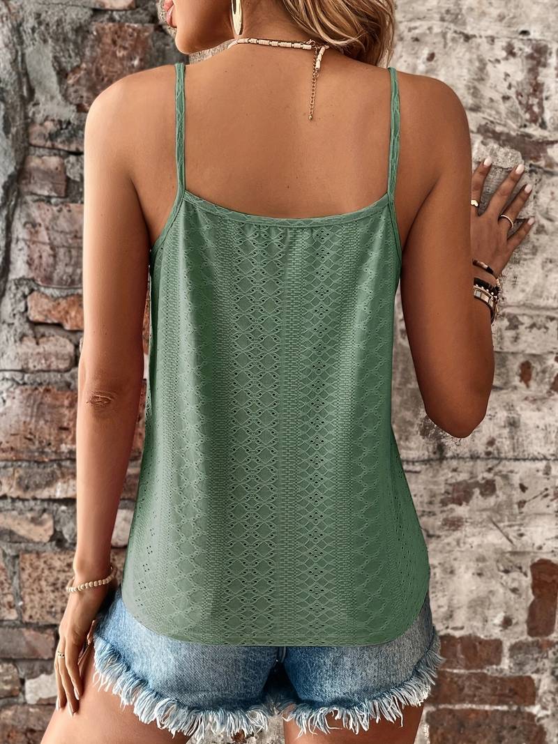 Emma | Elegantes besticktes Sommer-Camisole für Damen