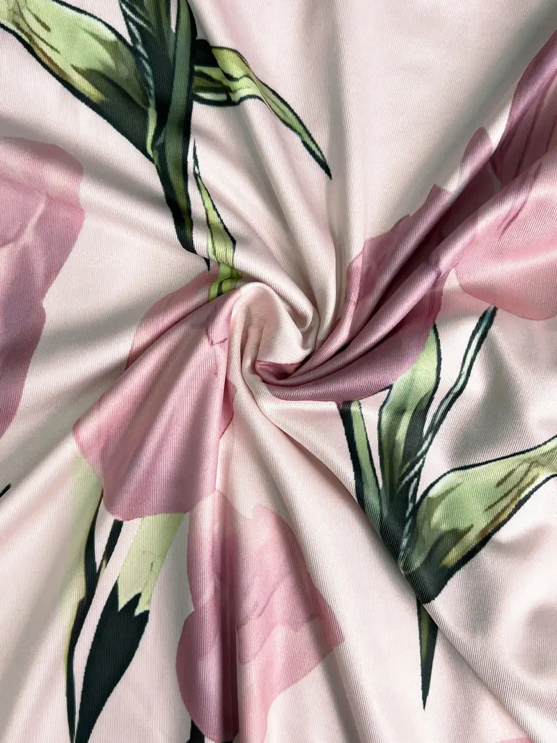 Isabel | Elegantes Maxikleid-Set mit floralem Print und passender Jacke