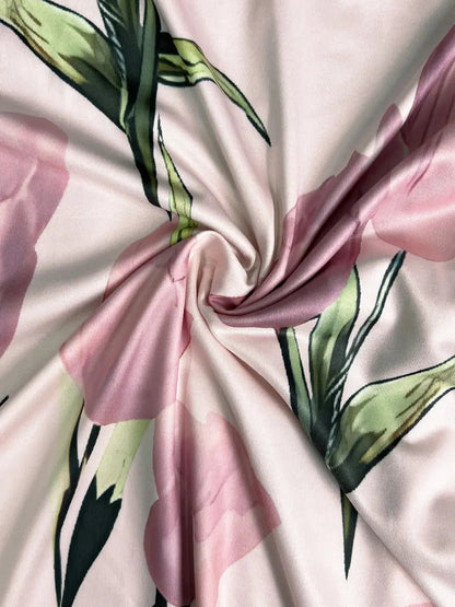Isabel | Elegantes Maxikleid-Set mit floralem Print und passender Jacke