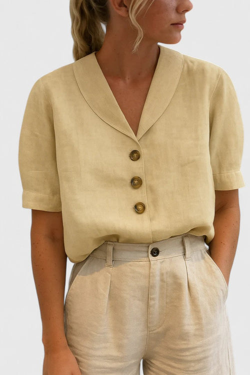Luviaren™ | Damen Bluse mit Knopfleiste