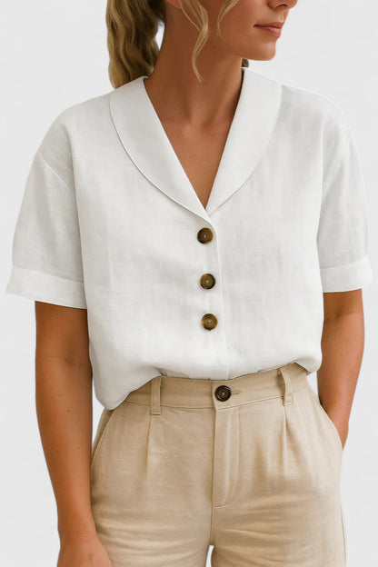 Luviaren™ | Damen Bluse mit Knopfleiste