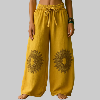 Luviaren™ | Boho Komforthose für Yoga und Freizeit