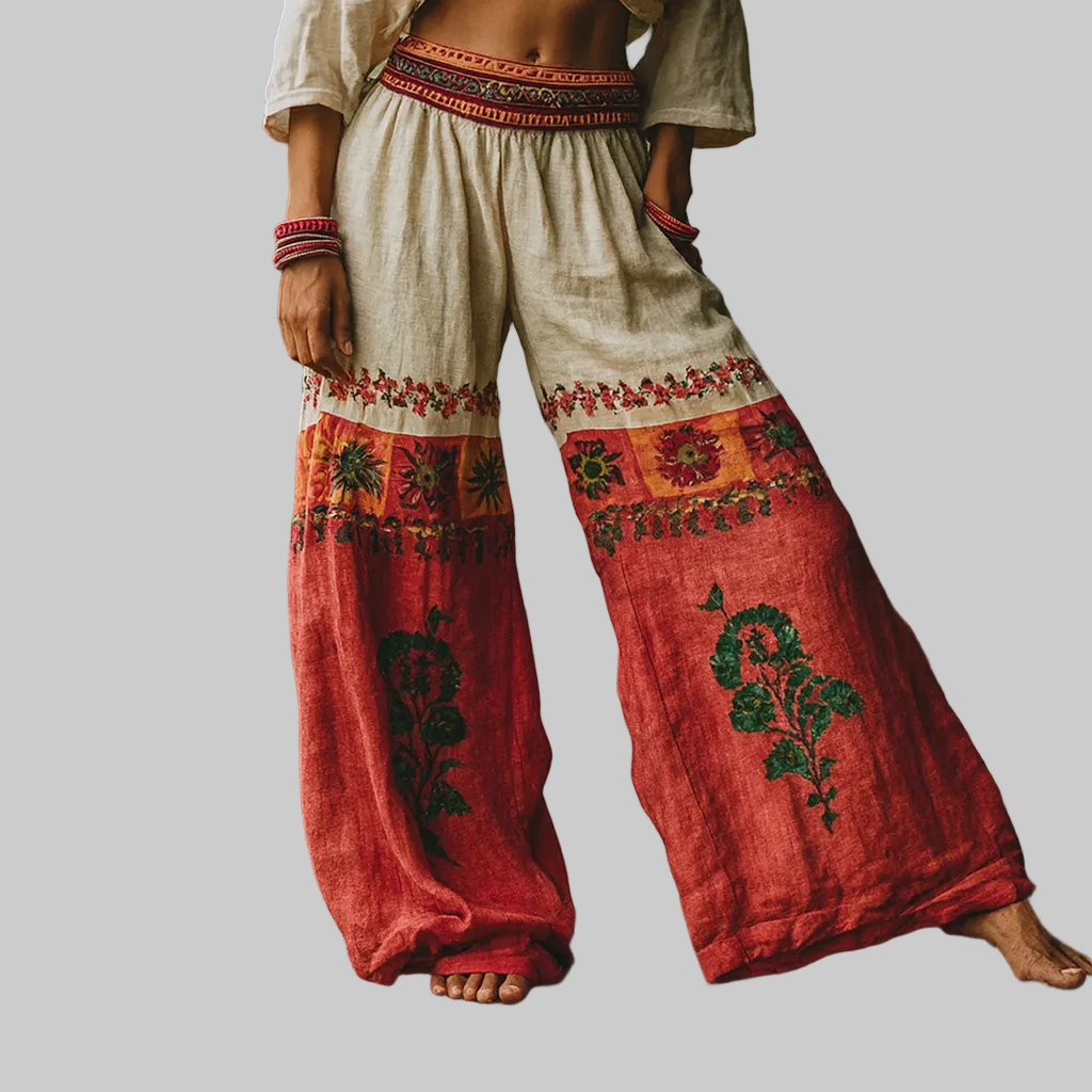 Luviaren™ | Boho Komforthose für Yoga und Freizeit