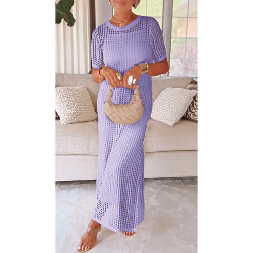 Anne | Elegantes Mesh-Maxikleid im Boho-Luxus-Stil