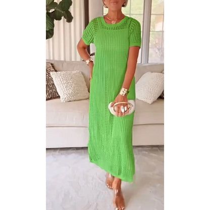 Anne | Elegantes Mesh-Maxikleid im Boho-Luxus-Stil
