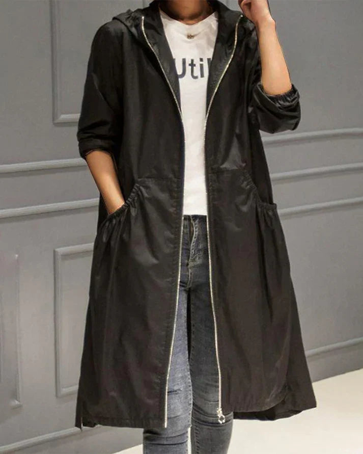 Fuchs | Elegante Langer Damenjacke Stil Modern