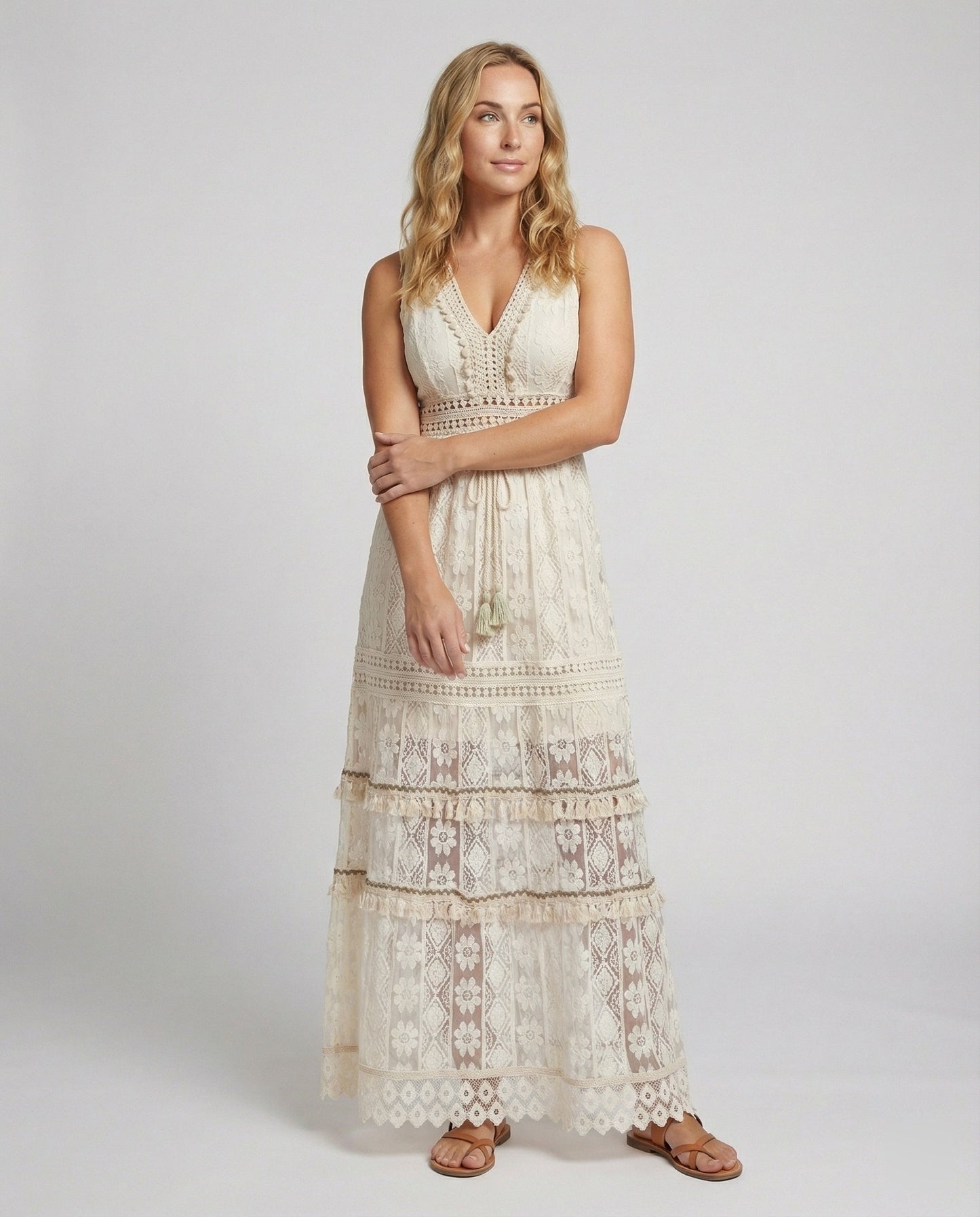 Clara | Romantisches Boho-Spitzenkleid für den Sommer