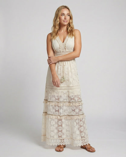 Clara | Romantisches Boho-Spitzenkleid für den Sommer