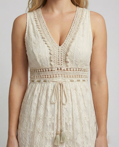 Clara | Romantisches Boho-Spitzenkleid für den Sommer