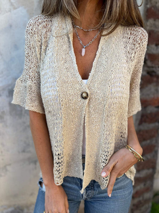 Marta | Damen-Strickoberteil mit elegantem Look