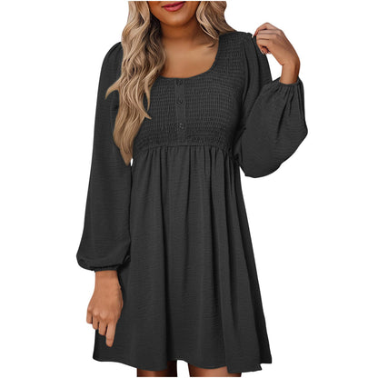 Marie | Romantisches gesmoktes Kleid mit Empire-Taille