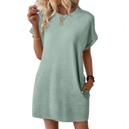 Christin | Lässiges Sommer-T-Shirt-Kleid mit Komfort & Stil