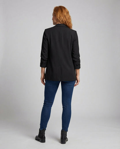 Helena | Eleganter Long-Blazer mit modernem Open-Front-Schnitt