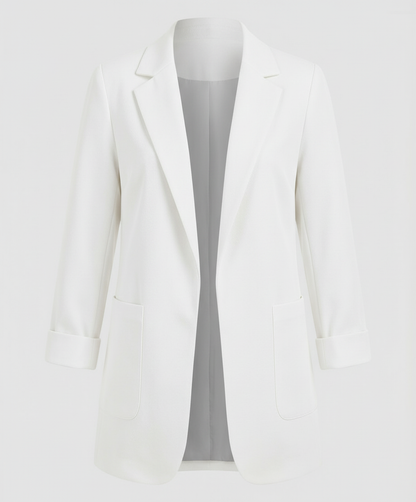 Helena | Eleganter Long-Blazer mit modernem Open-Front-Schnitt