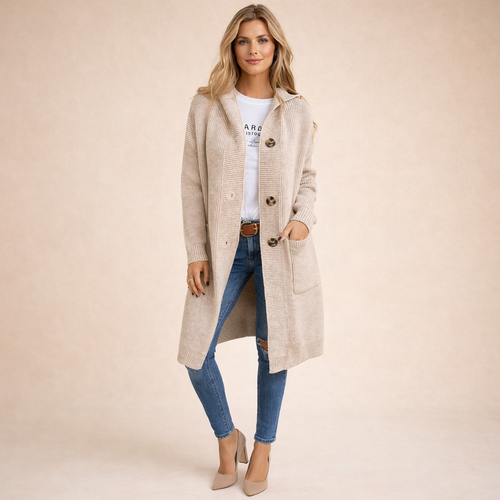 Bente | Moderner und eleganter langer Cardigan