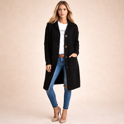 Bente | Moderner und eleganter langer Cardigan