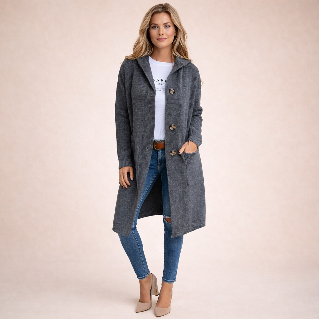 Bente | Moderner und eleganter langer Cardigan