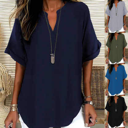 Lena | Elegante Damenbluse im modernen Relaxed Fit