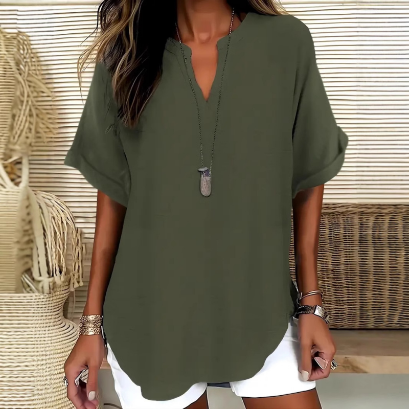 Lena | Elegante Damenbluse im modernen Relaxed Fit