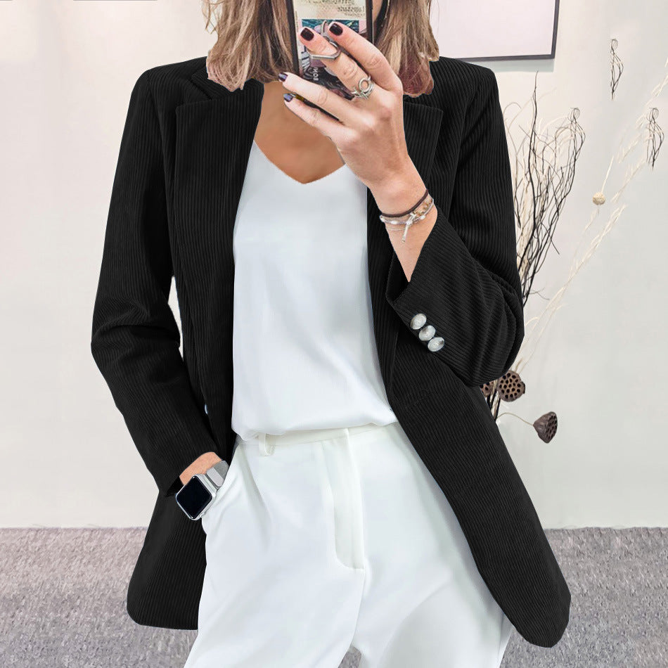 Jennifer | Eleganter und Strukturierter Cord-Blazer