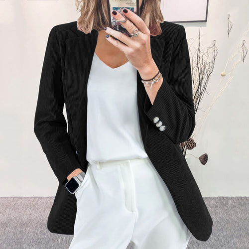 Jennifer | Eleganter und Strukturierter Cord-Blazer