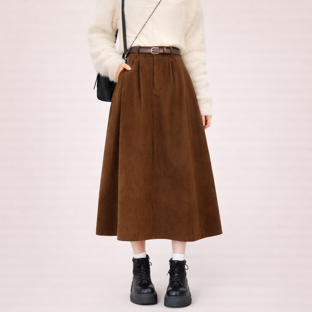 Lena | Bequemer und stilvoller Midirock
