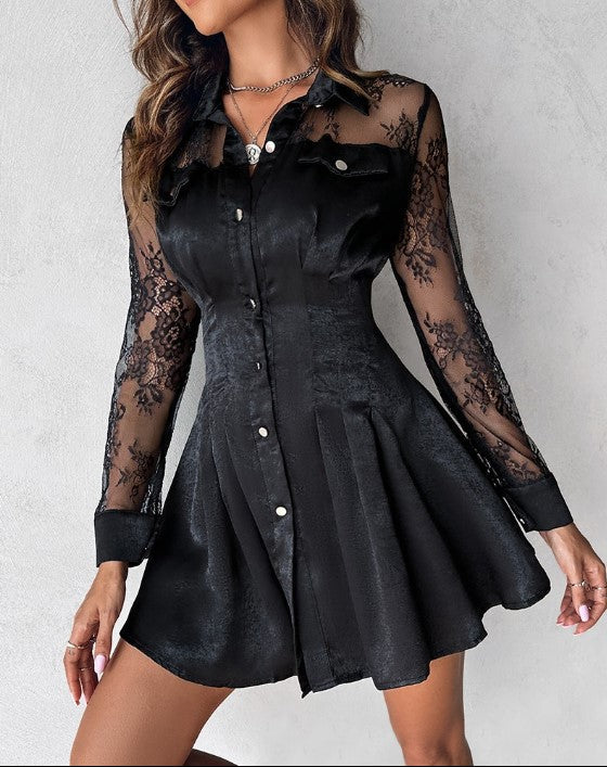 Lina | Elegantes Spitzen-Minikleid für besondere Momente