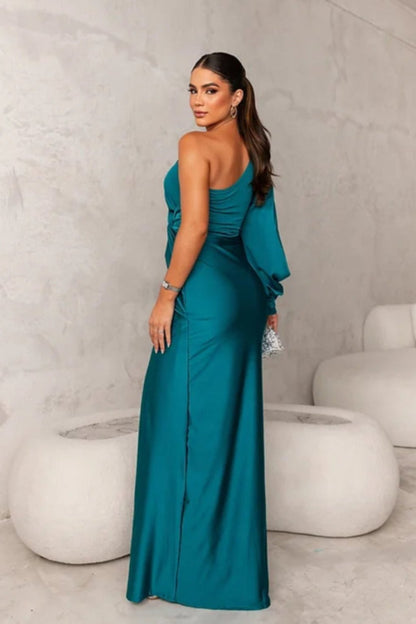 Leonie | Elegantes Satinkleid Damen