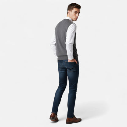 Emil | Elegante und komfortable Herrenweste aus Merinowolle