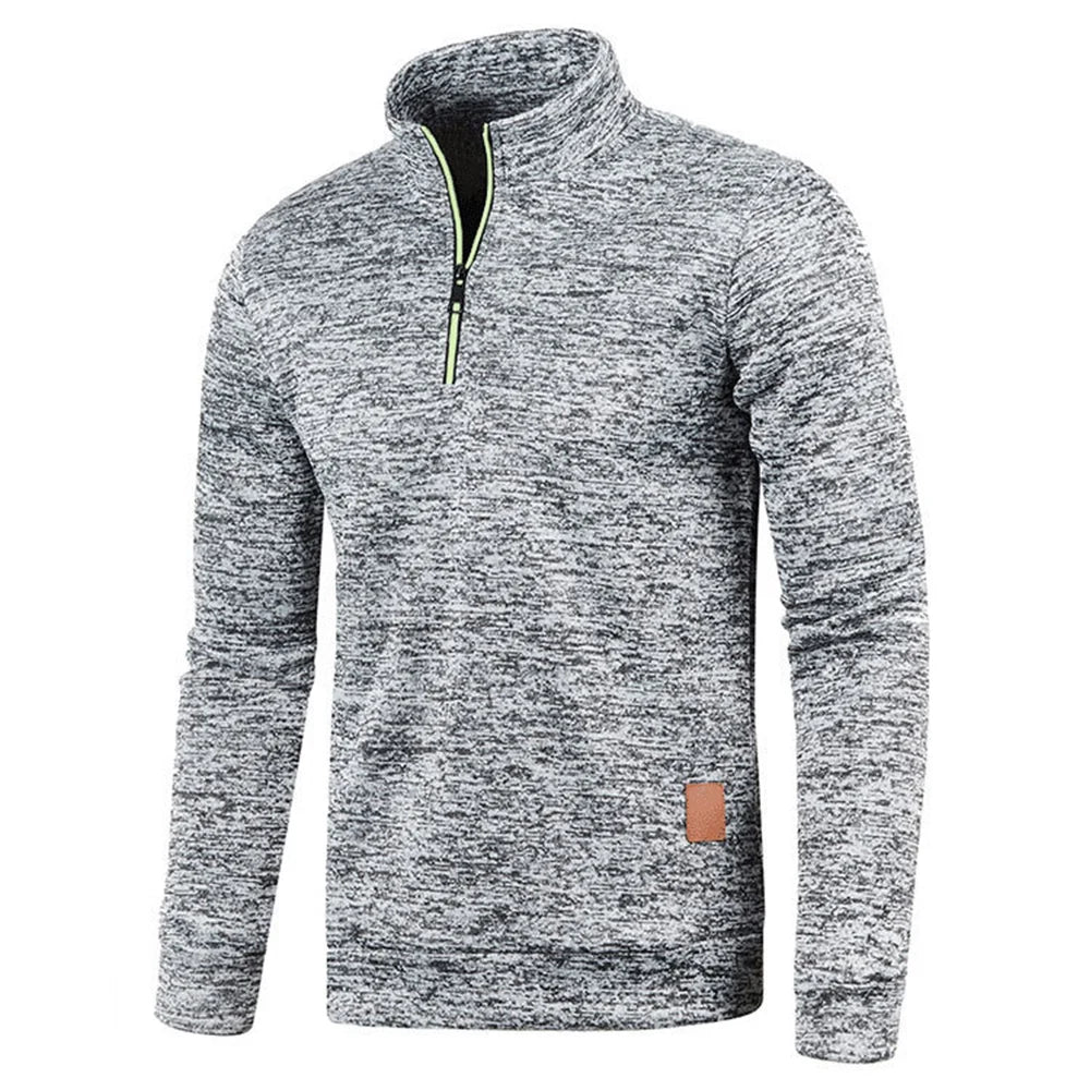 Arvelo | Elegantes Sweatshirt mit halbem Reißverschluss