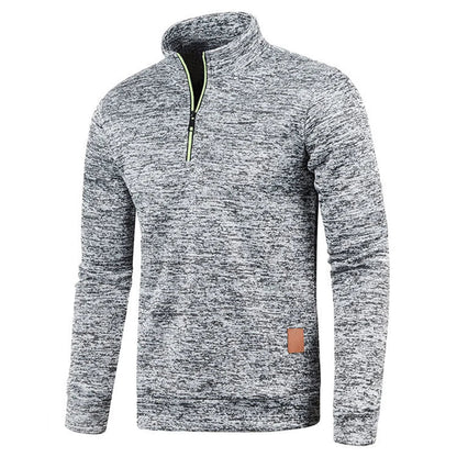 Arvelo | Elegantes Sweatshirt mit halbem Reißverschluss