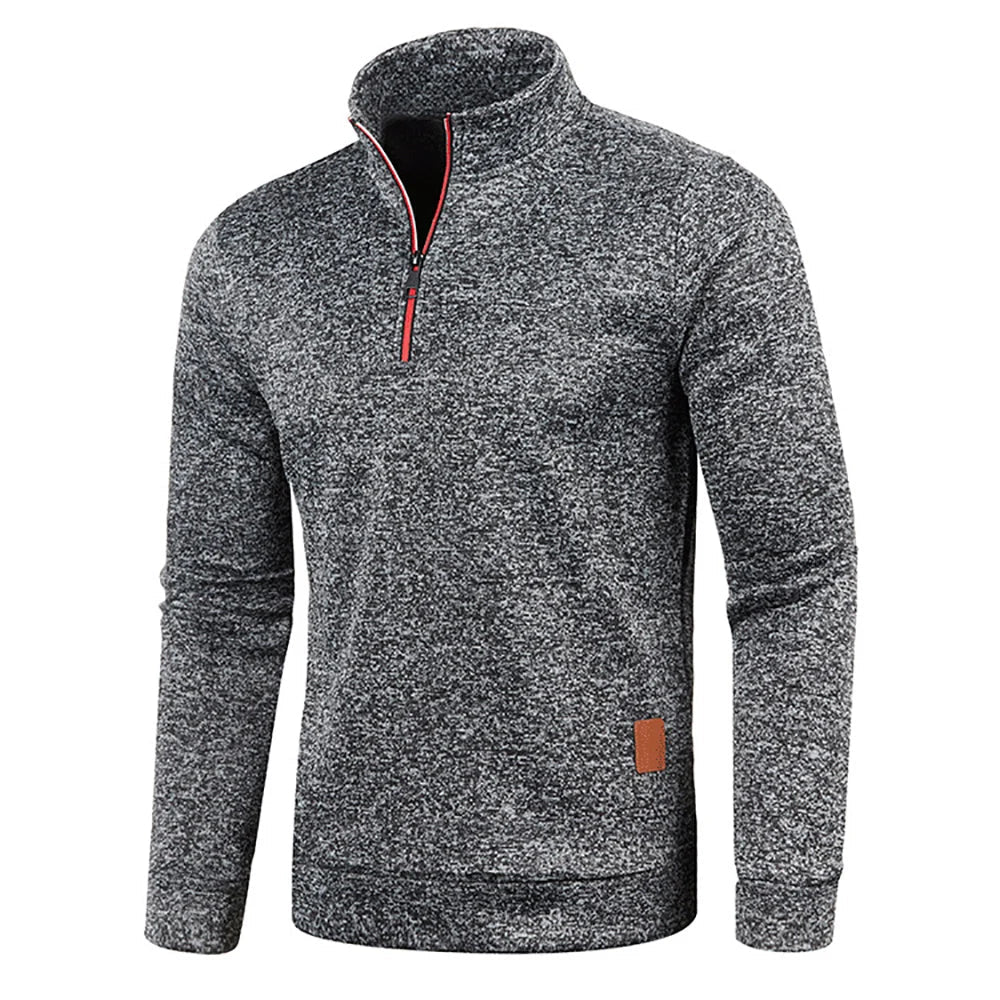 Arvelo | Elegantes Sweatshirt mit halbem Reißverschluss