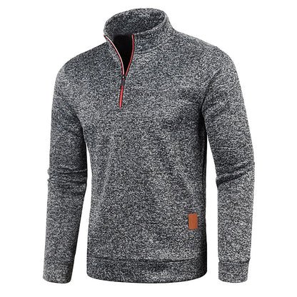 Arvelo | Elegantes Sweatshirt mit halbem Reißverschluss