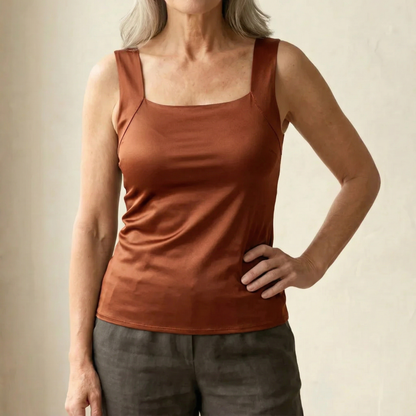 Maya | Komfortables Tanktop mit quadratischem Ausschnitt