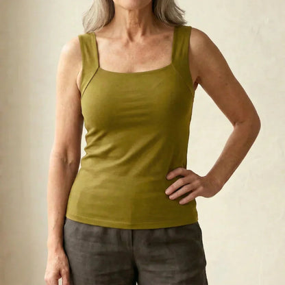 Maya | Komfortables Tanktop mit quadratischem Ausschnitt