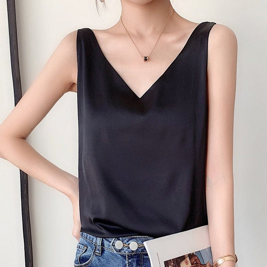 Fiona | Seidig weiches Tanktop für sommerliche Eleganz