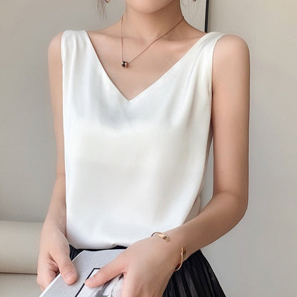 Fiona | Seidig weiches Tanktop für sommerliche Eleganz