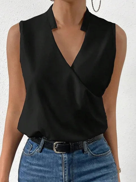 Hannah | Sommerliches Damen-Top V-Ausschnitt
