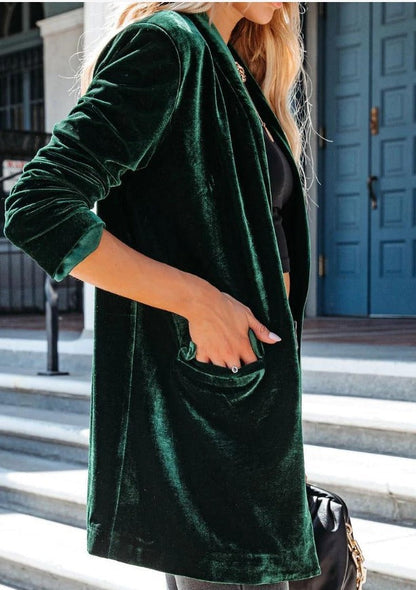 Greta | Eleganter Samtblazer für besondere Anlässe