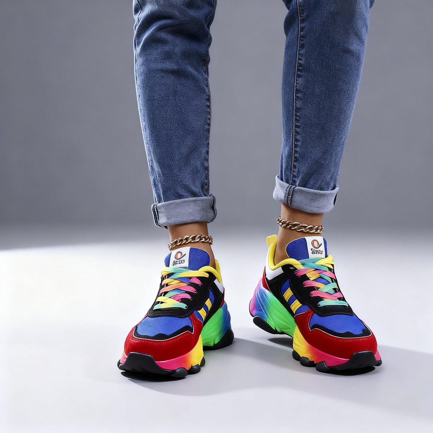 Flora | Ultraleichte, mehrfarbige Sneaker