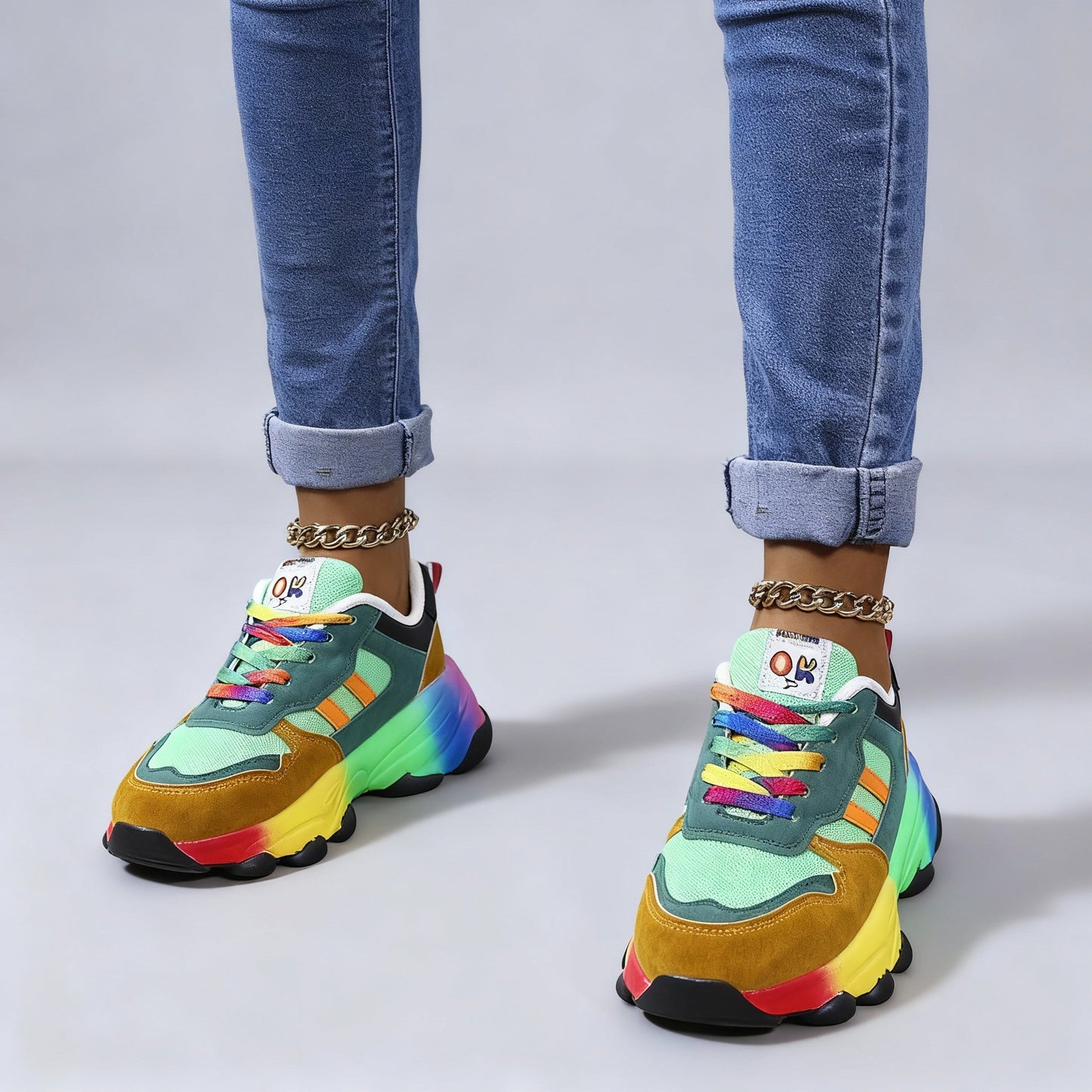 Flora | Ultraleichte, mehrfarbige Sneaker