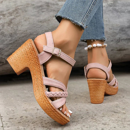 Leni | Elegante und komfortable Plateau-Sandale für den Sommer