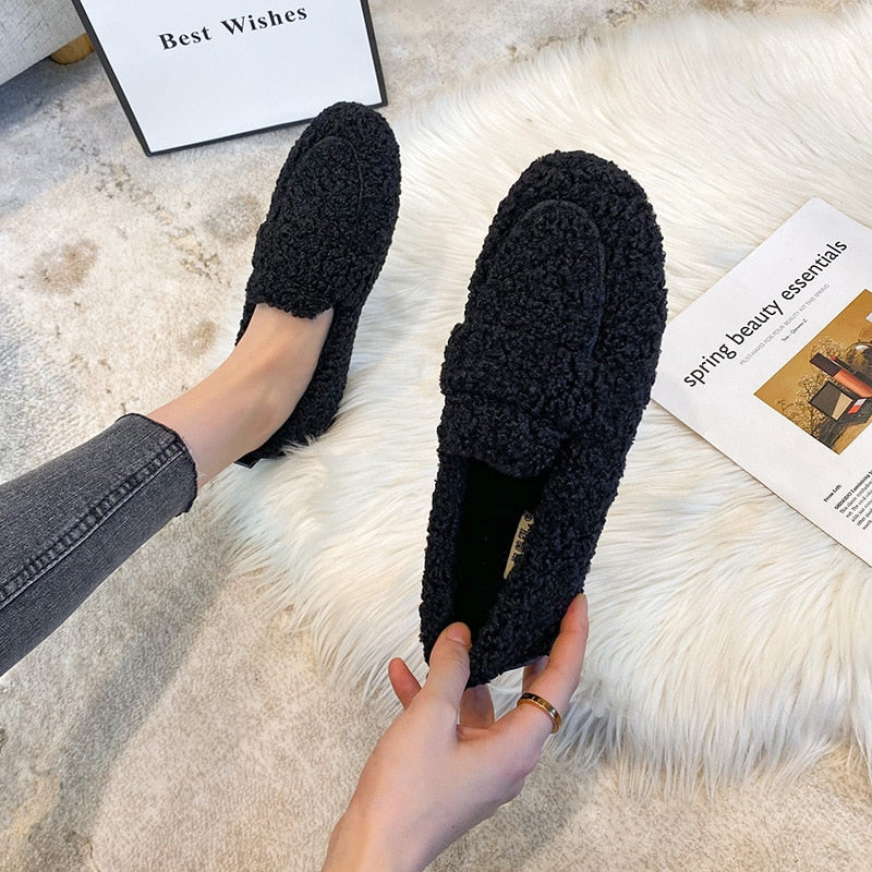 Mandy | Kuschelige Plüsch Pantoffel Schuhe für Zuhause