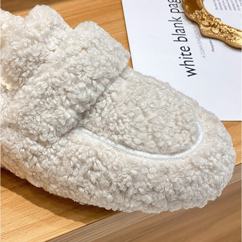 Mandy | Kuschelige Plüsch Pantoffel Schuhe für Zuhause